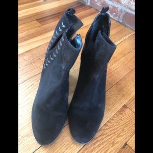 Black booties Carlos Brand